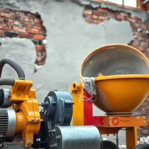 Agregat tynkarski do tynków tradycyjnych z betoniarki