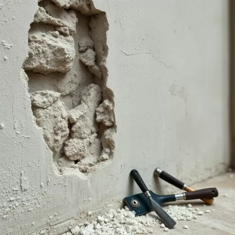 Jak usunąć tynk mineralny że ściany