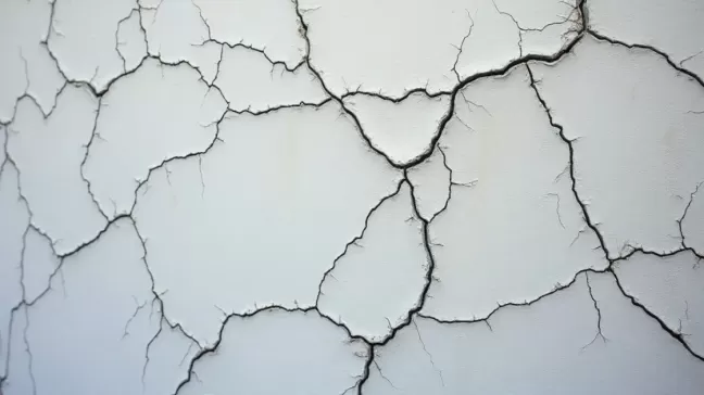 Pęknięcia na tynku silikonowym