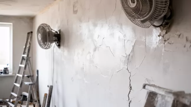 suszenie tynków gipsowych