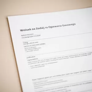 Zgoda Wspólnoty Na Ogrzewanie Gazowe Wzór