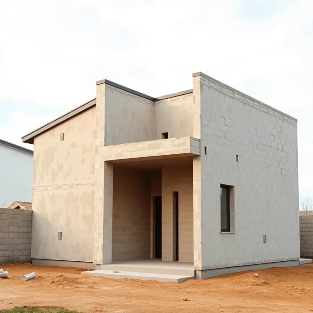 Dom 120m2 ile tynków