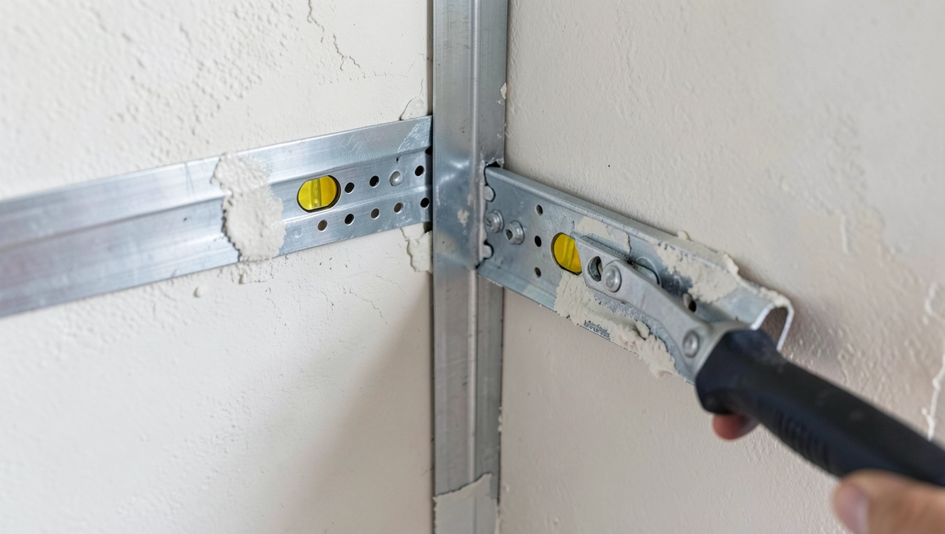 Montaż narożnika aluminiowego do tynków gipsowych krok po kroku