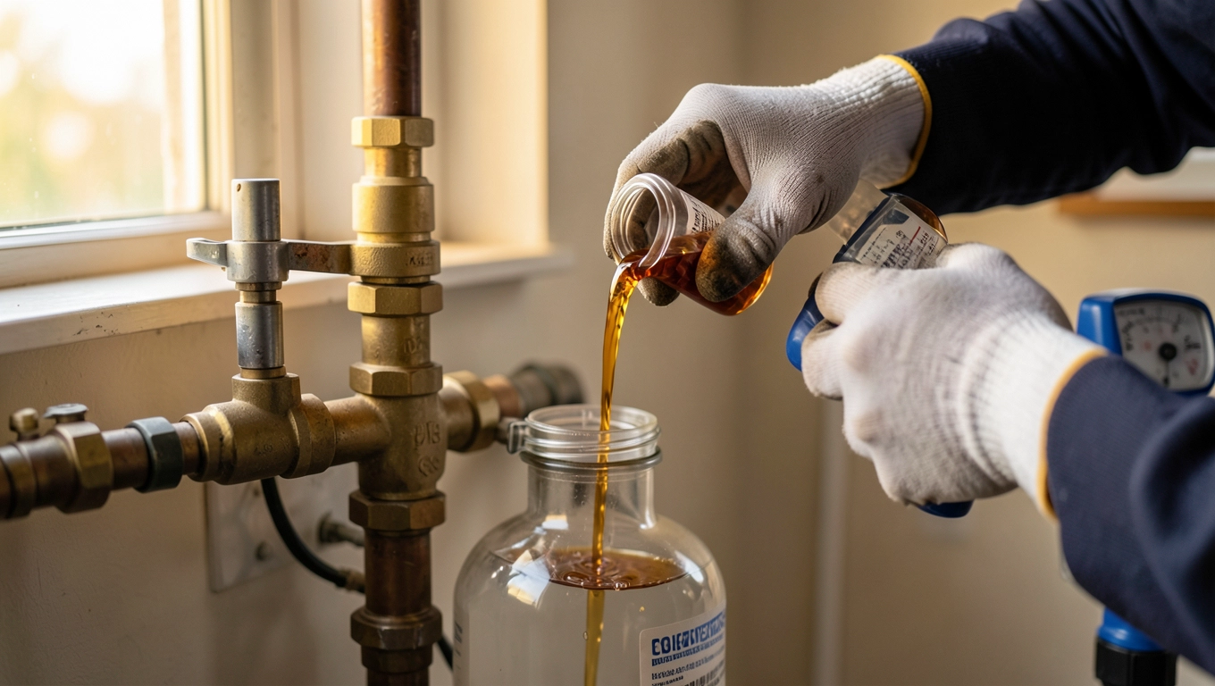Napełnianie instalacji po spuszczeniu wody i dobór inhibitora