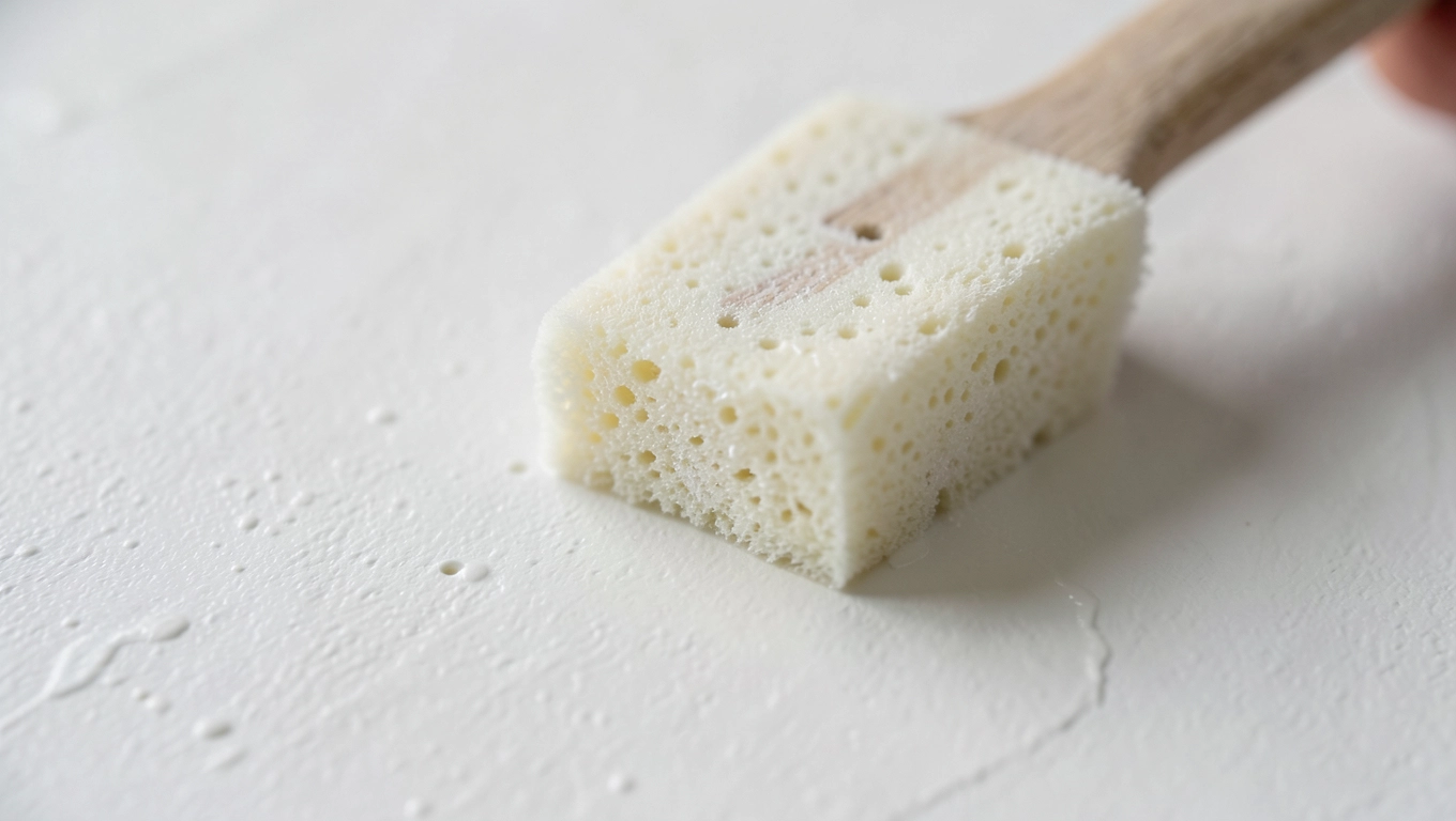 Cel gąbkowania: zamknięcie porów tynku gipsowego