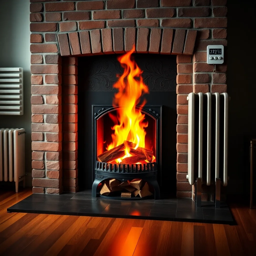 Czy można mieć kominek i ogrzewanie gazowe