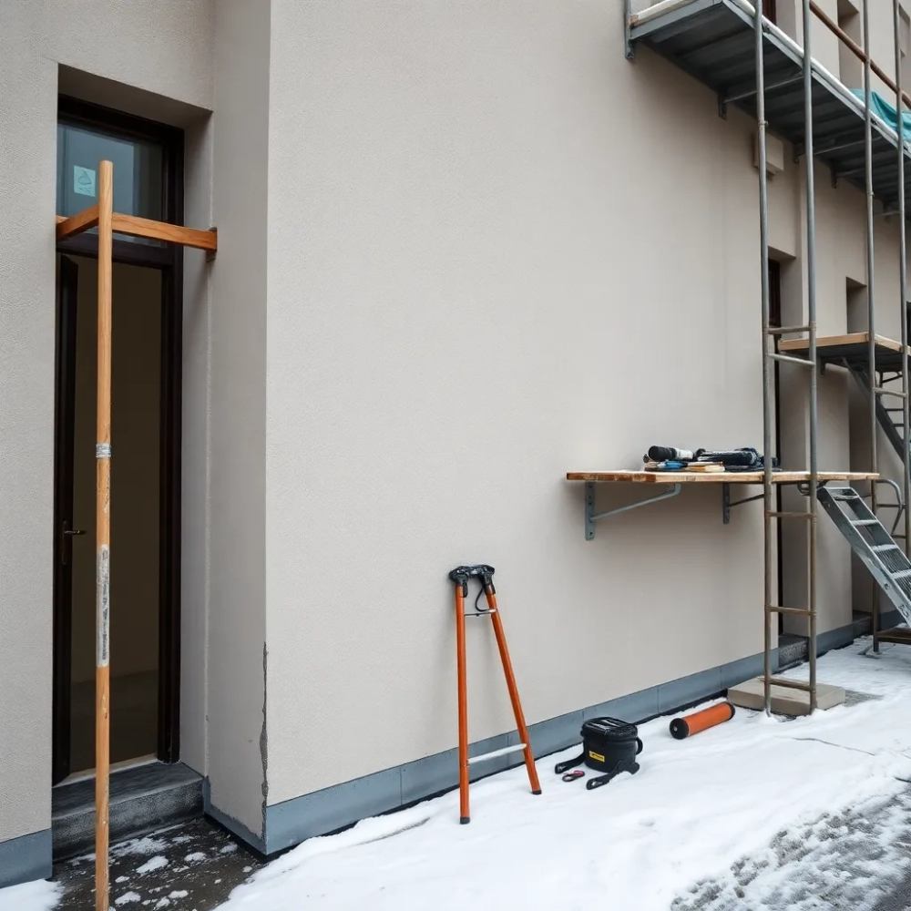 czy można tynkować w zimie