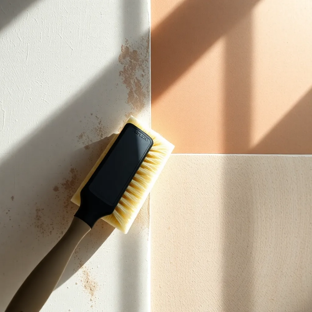 Czyszczenie tynku żywicznego