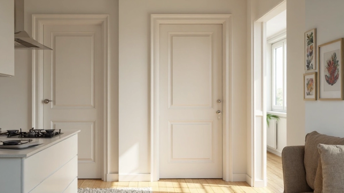 Drzwi wewnętrzne ocieplane 90