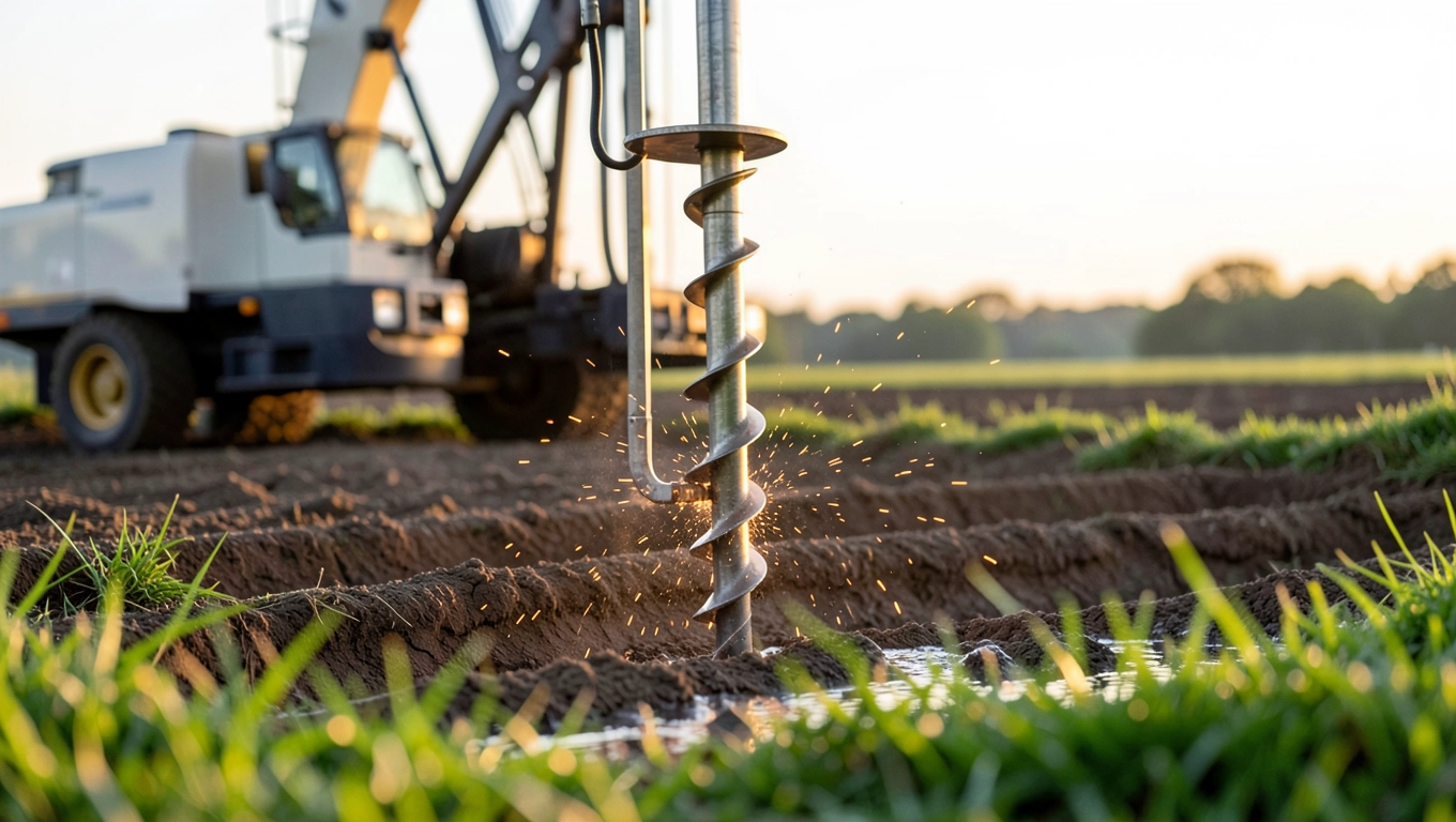Etapy montażu odwiertów pionowych