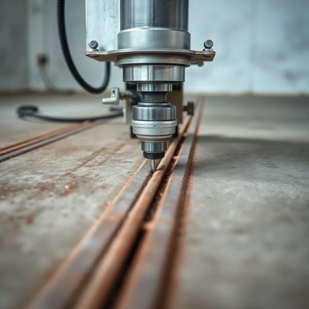 Frezarka do ogrzewania podłogowego