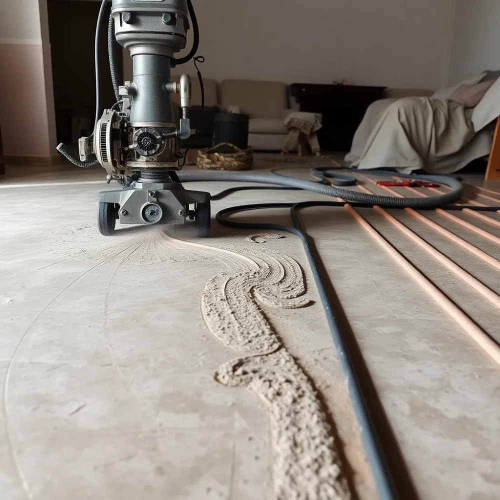 Frezowanie pod ogrzewanie podłogowe cena za m2