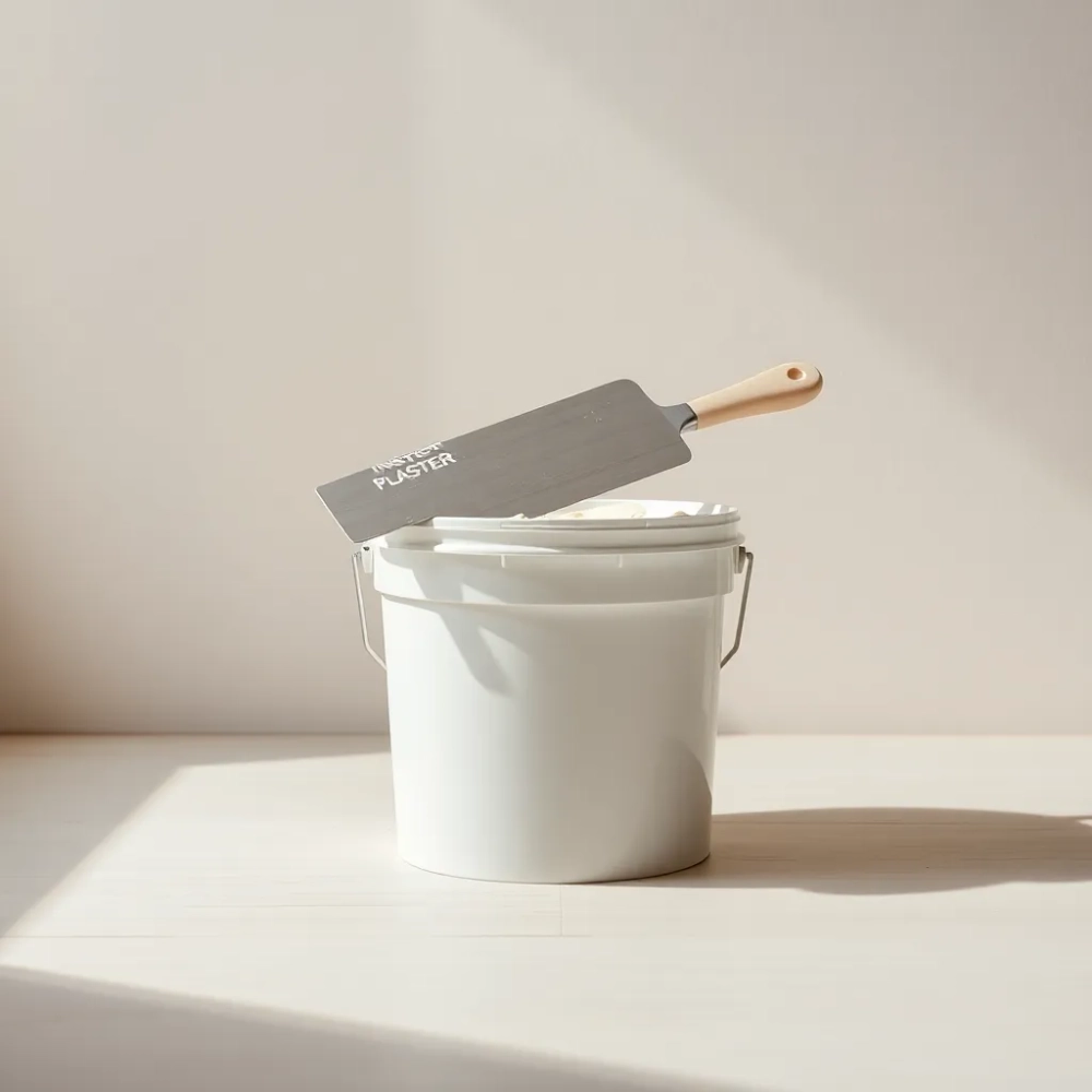 Gotowy tynk wewnętrzny w wiaderku