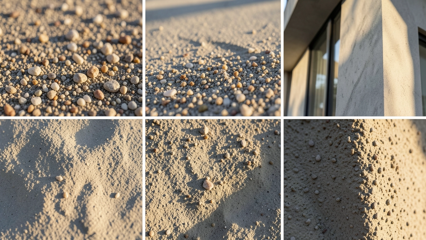 Grubość ziarna a zużycie tynku silikonowego