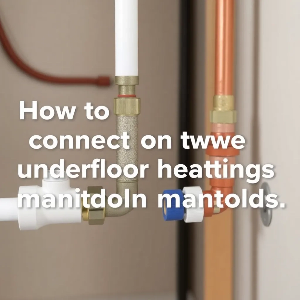 Jak połączyć dwie listwy ogrzewania podłogowego