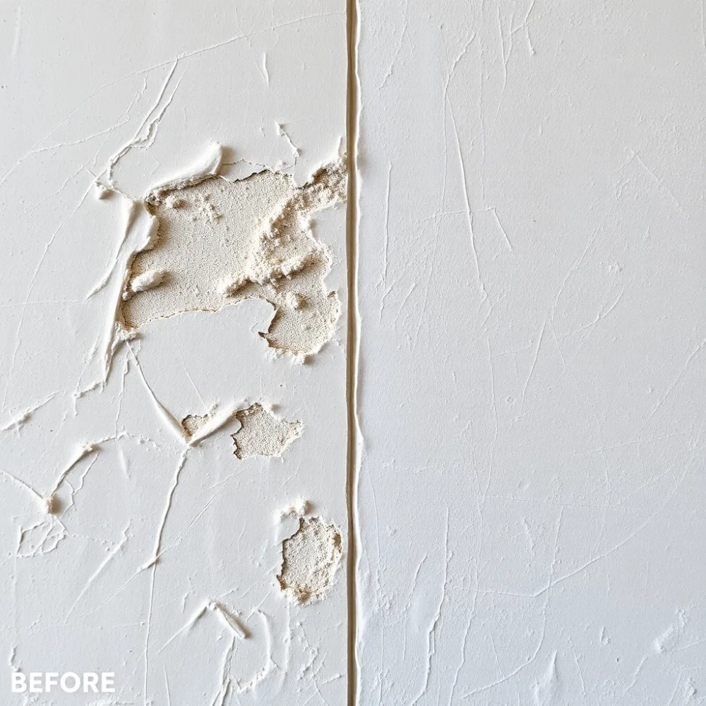 Jak poprawić Źle położony tynk mozaikowy