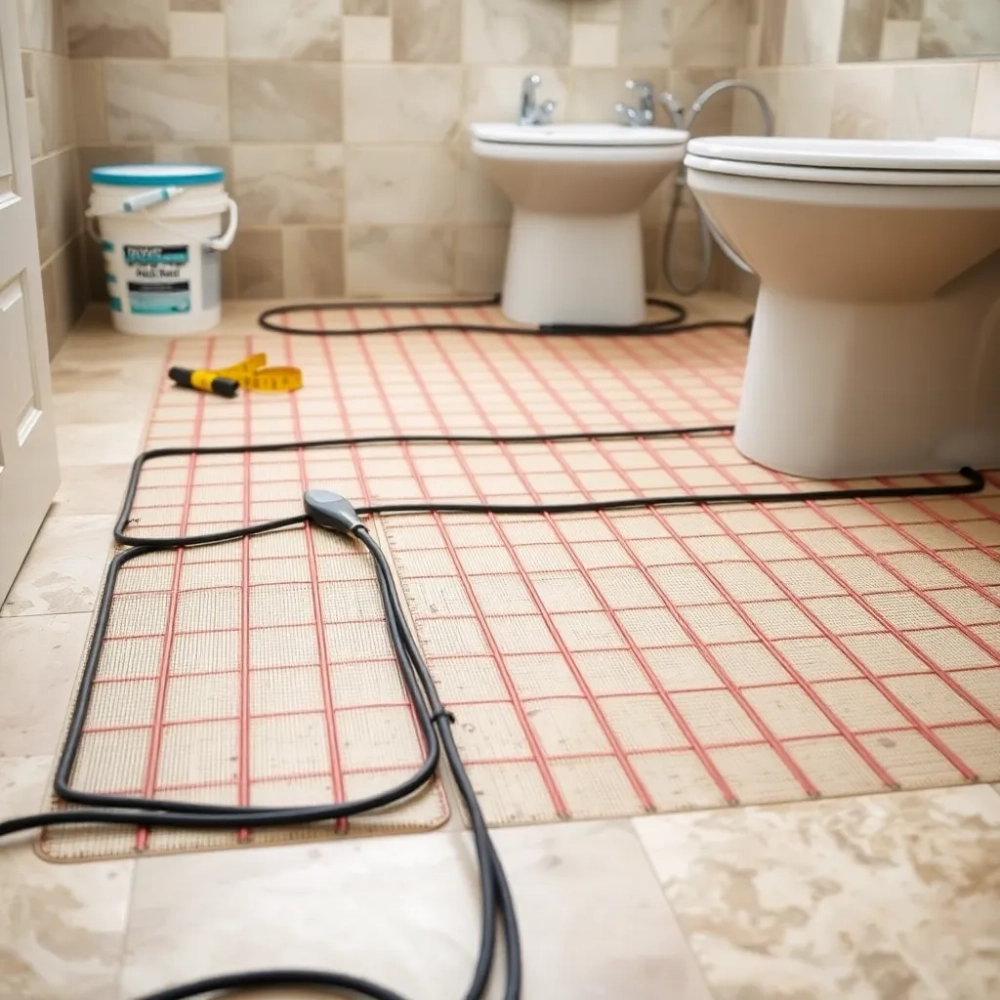 Jak zrobić ogrzewanie podłogowe w łazience