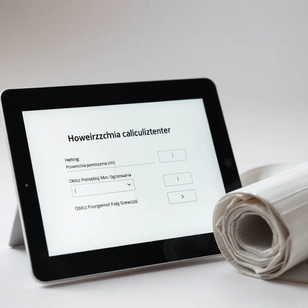 Kalkulator ogrzewania folia grzewcza