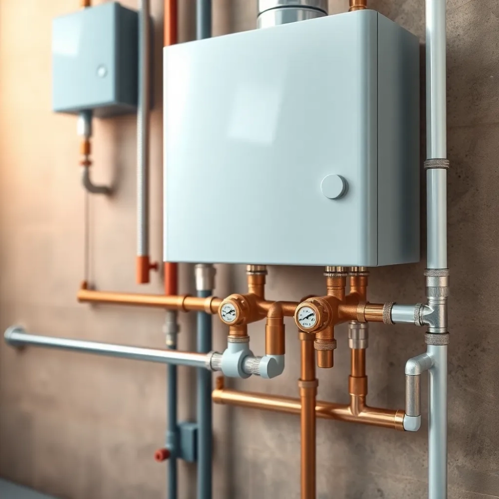 Kocioł gazowy ogrzewanie podłogowe schemat