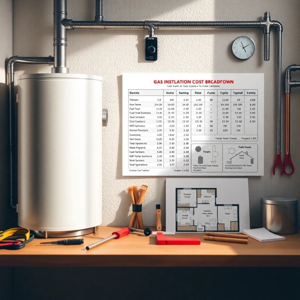 Koszt instalacji ogrzewania gazowego