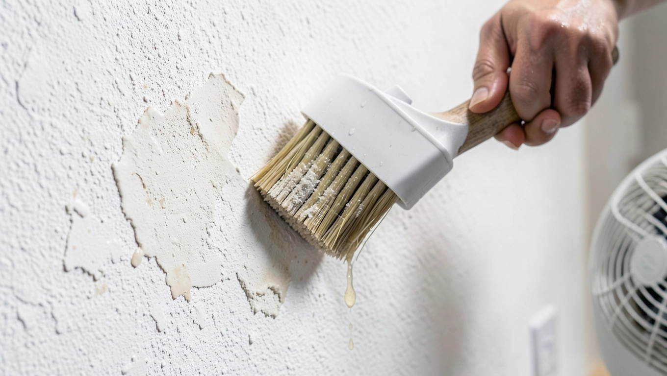 Metody usuwania mokrych plam z tynku gipsowego