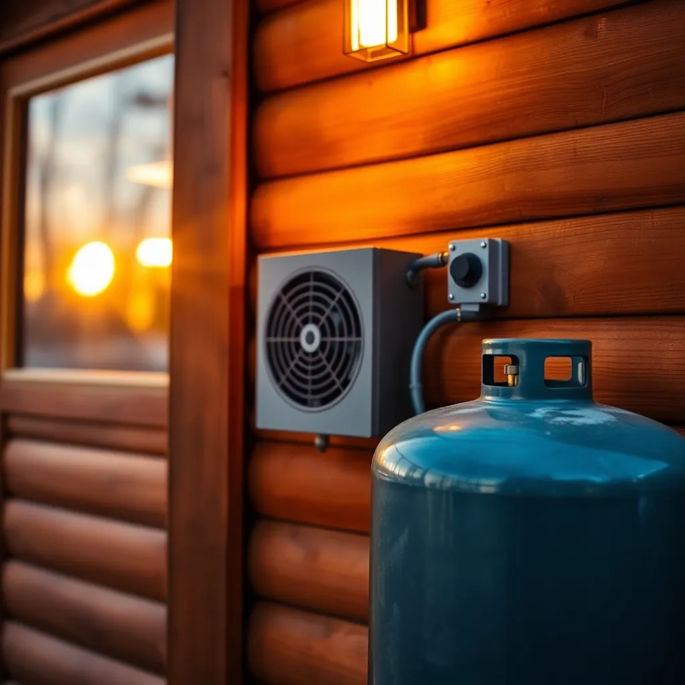 Ogrzewanie domku letniskowego gazem z butli