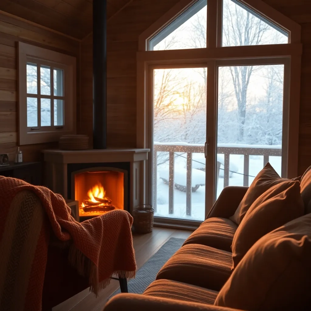 Ogrzewanie domku letniskowego zimą