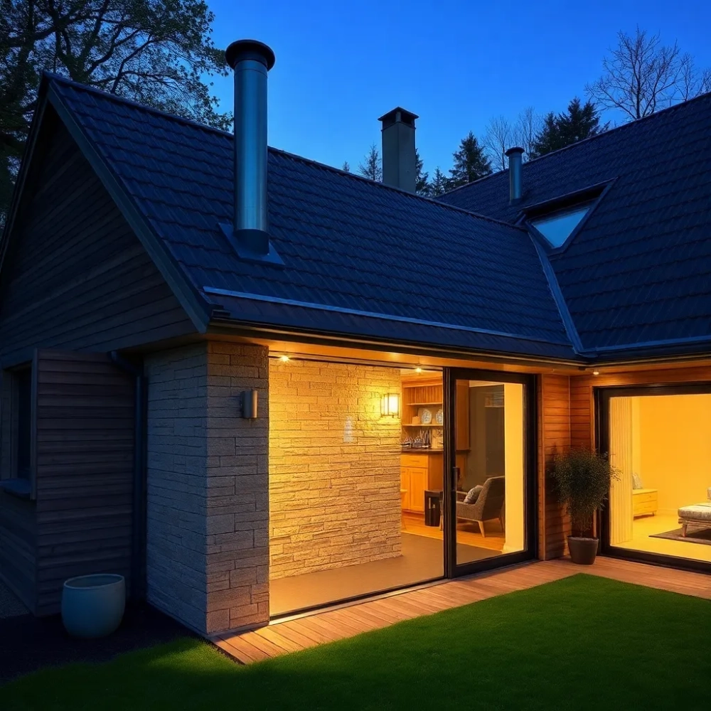 Ogrzewanie gazowe w domu drewnianym