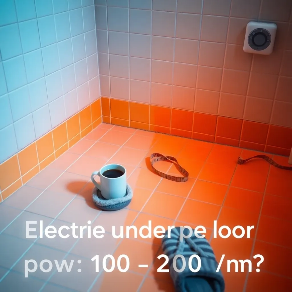 Ogrzewanie podłogowe elektryczne jaką moc