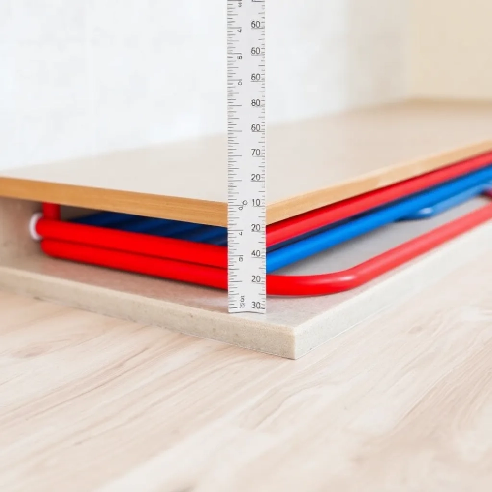 Ogrzewanie podłogowe o ile podnosi podłogę