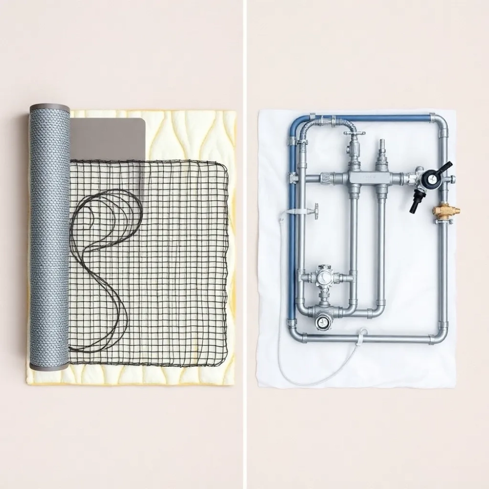 Ogrzewanie podłogowe rodzaje