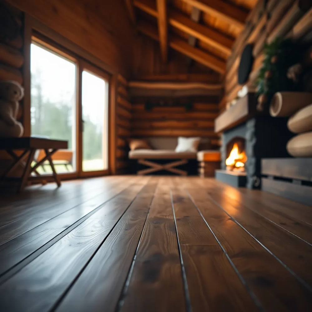 Ogrzewanie podłogowe w domu z bala