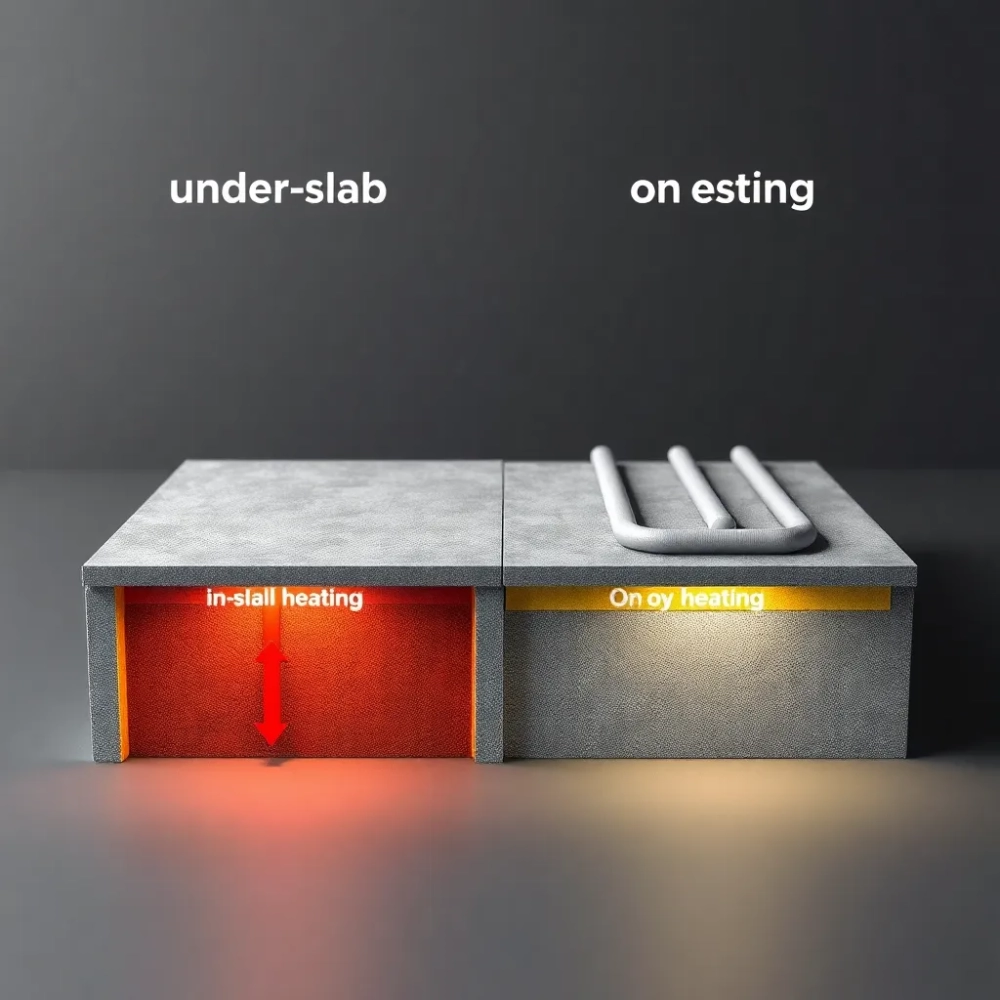 Ogrzewanie podłogowe w płycie fundamentowej czy na płycie