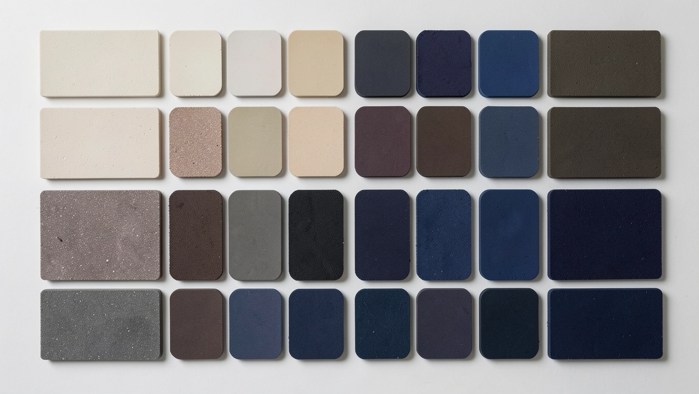 Palety kolorystyczne tynków silikonowych