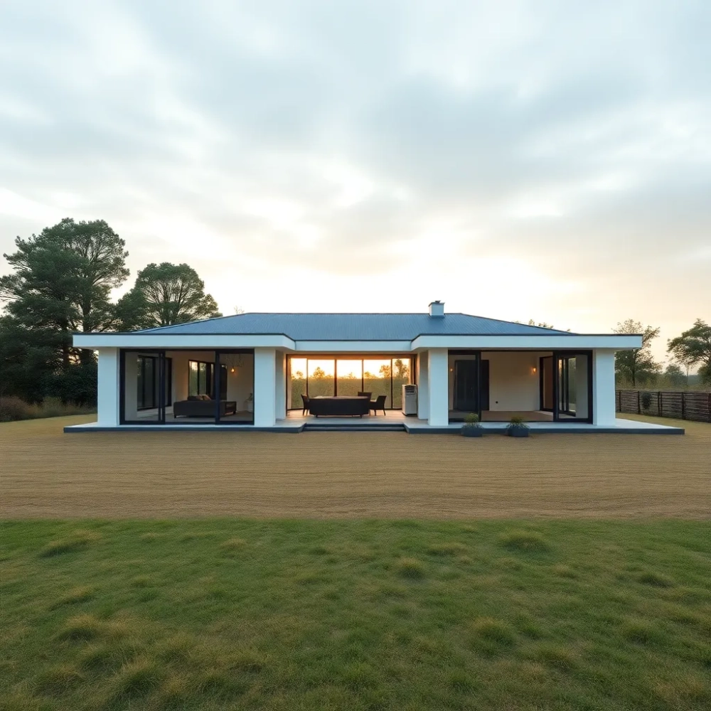 projekty domów parterowych z pompą ciepła