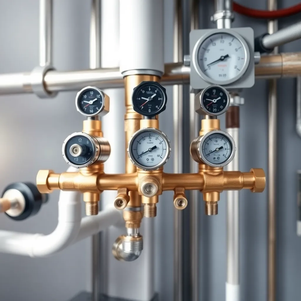 Rozdzielacz do ogrzewania podłogowego 5 obwodów