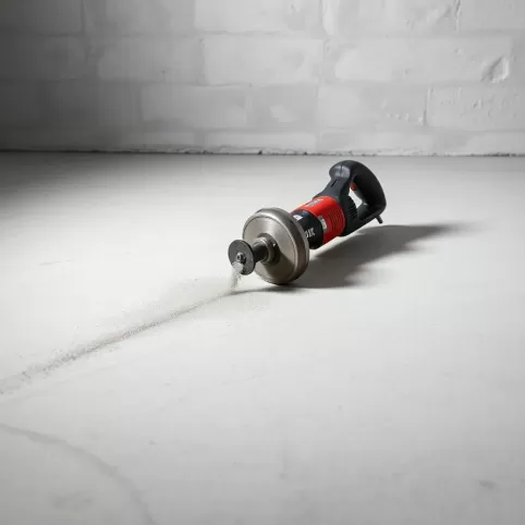 Bruzdownica do betonu pod ogrzewanie podłogowe