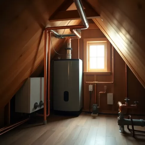 Centralne ogrzewanie na poddaszu