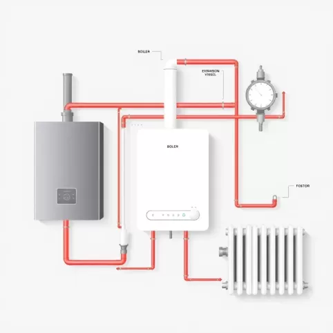 Centralne ogrzewanie schemat