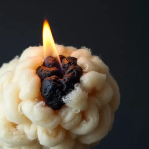 Czy wełna owcza się pali