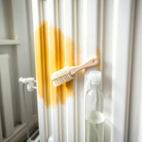 Czym wyczyścić zafarbowany grzejnik