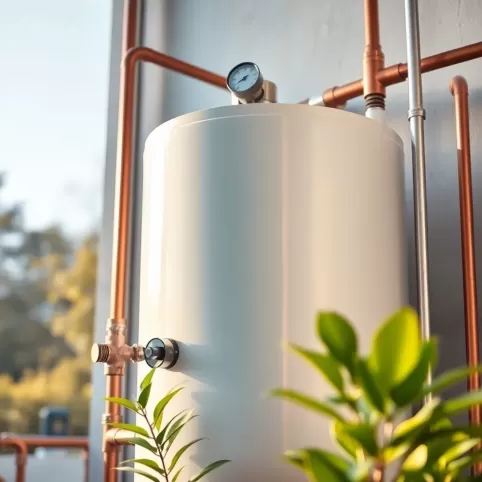 Czyste ogrzewanie bufor