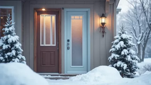 drzwi wejściowe ocieplane