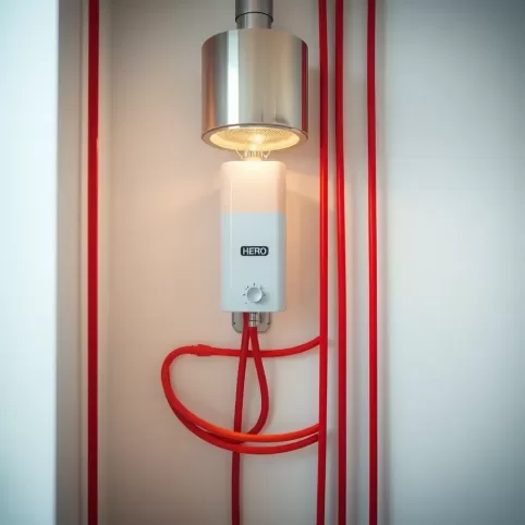 Elektryczny przepływowy podgrzewacz wody centralnego ogrzewania