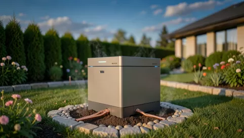 gruntowa pompa ciepła z kolektorem pionowym