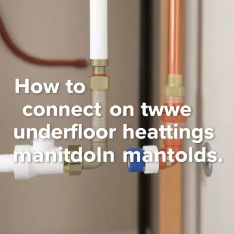 Jak połączyć dwie listwy ogrzewania podłogowego