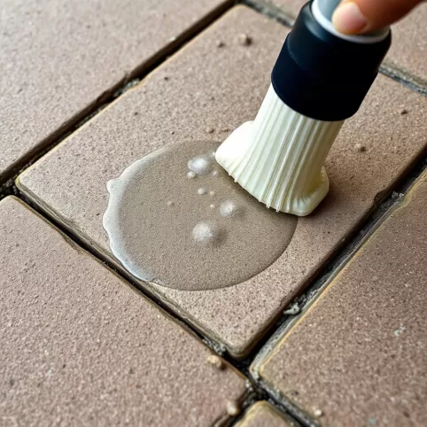 Jak usunąć tynk silikonowy z kostki