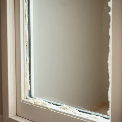 Jak usunąć tynk z ramy okiennej