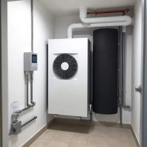 Jak wygląda kotłownia z pompą ciepła