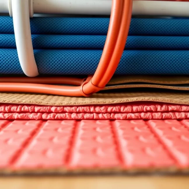 Jaki podkład pod panele na ogrzewanie podłogowe wodne